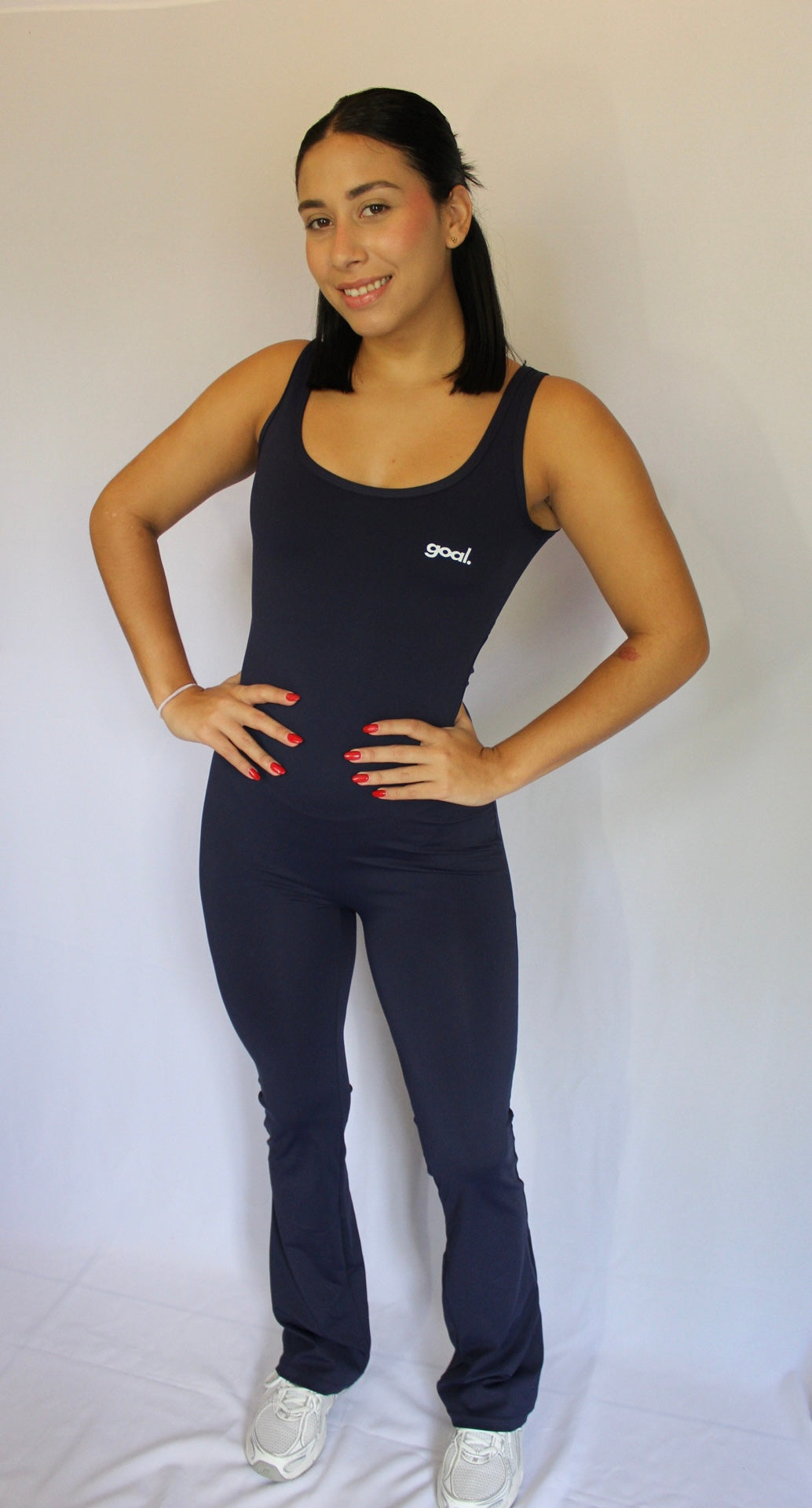 Goal Navy Jumpsuit