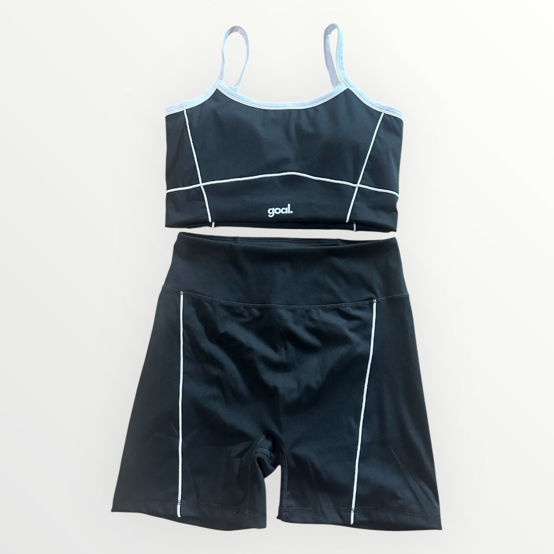 Goal Black Short Set