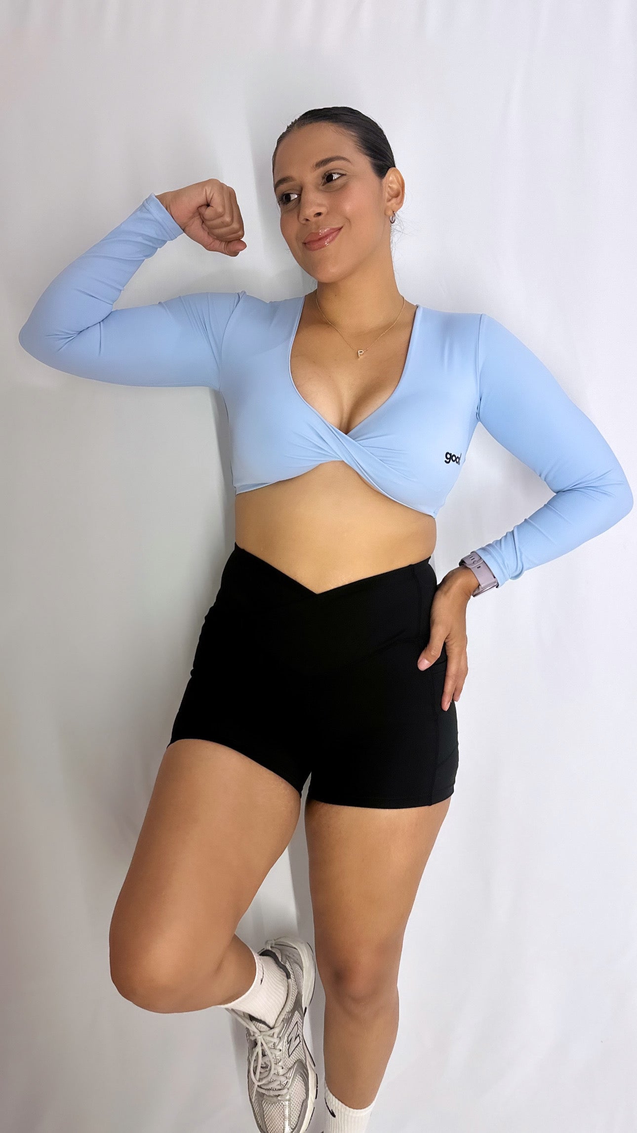 Goal Blue Twist Bra