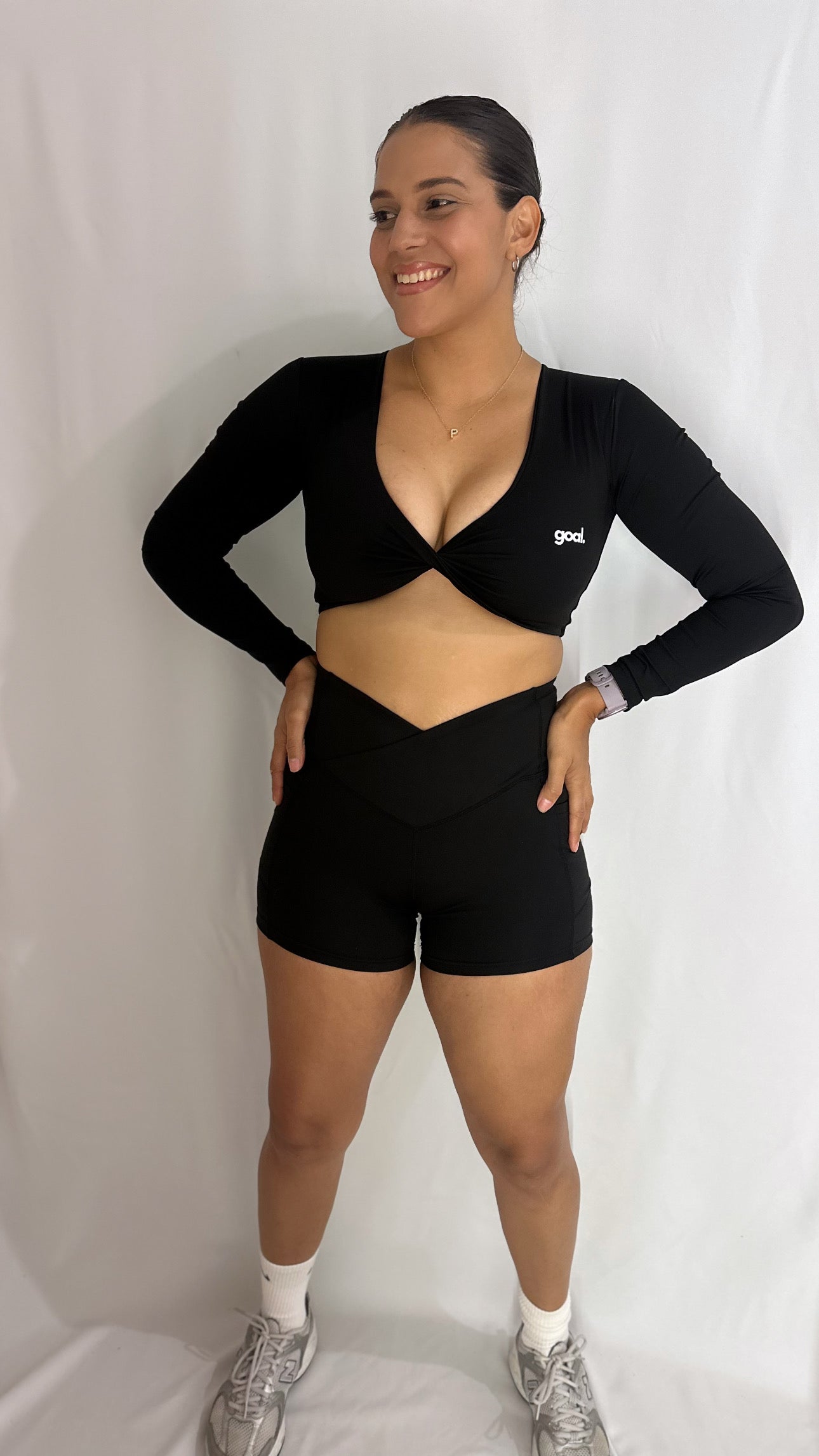 Goal Black Shorts