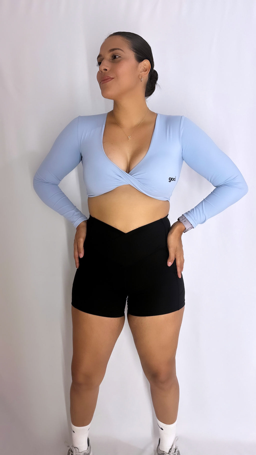 Goal Blue Twist Bra