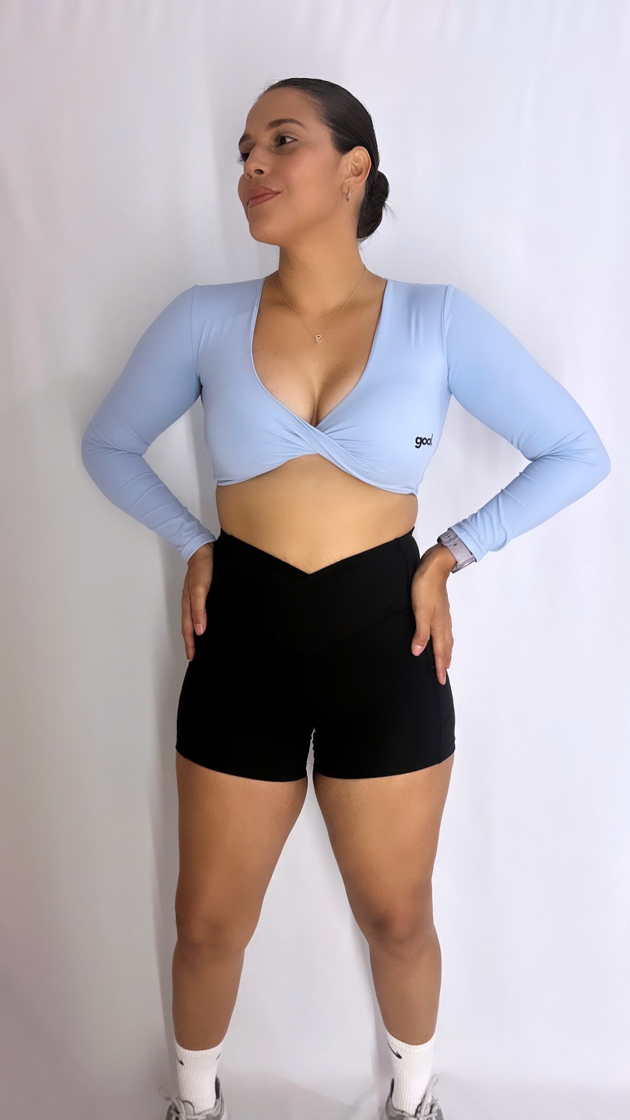 Goal Blue Twist Bra