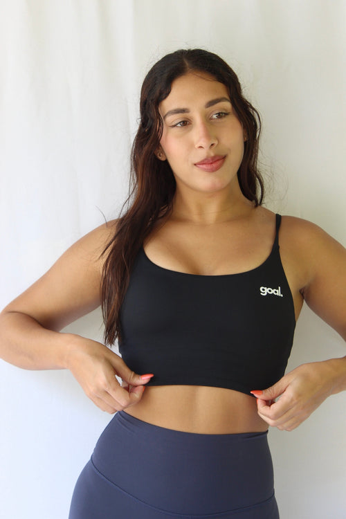 GOAL BLACK BRA