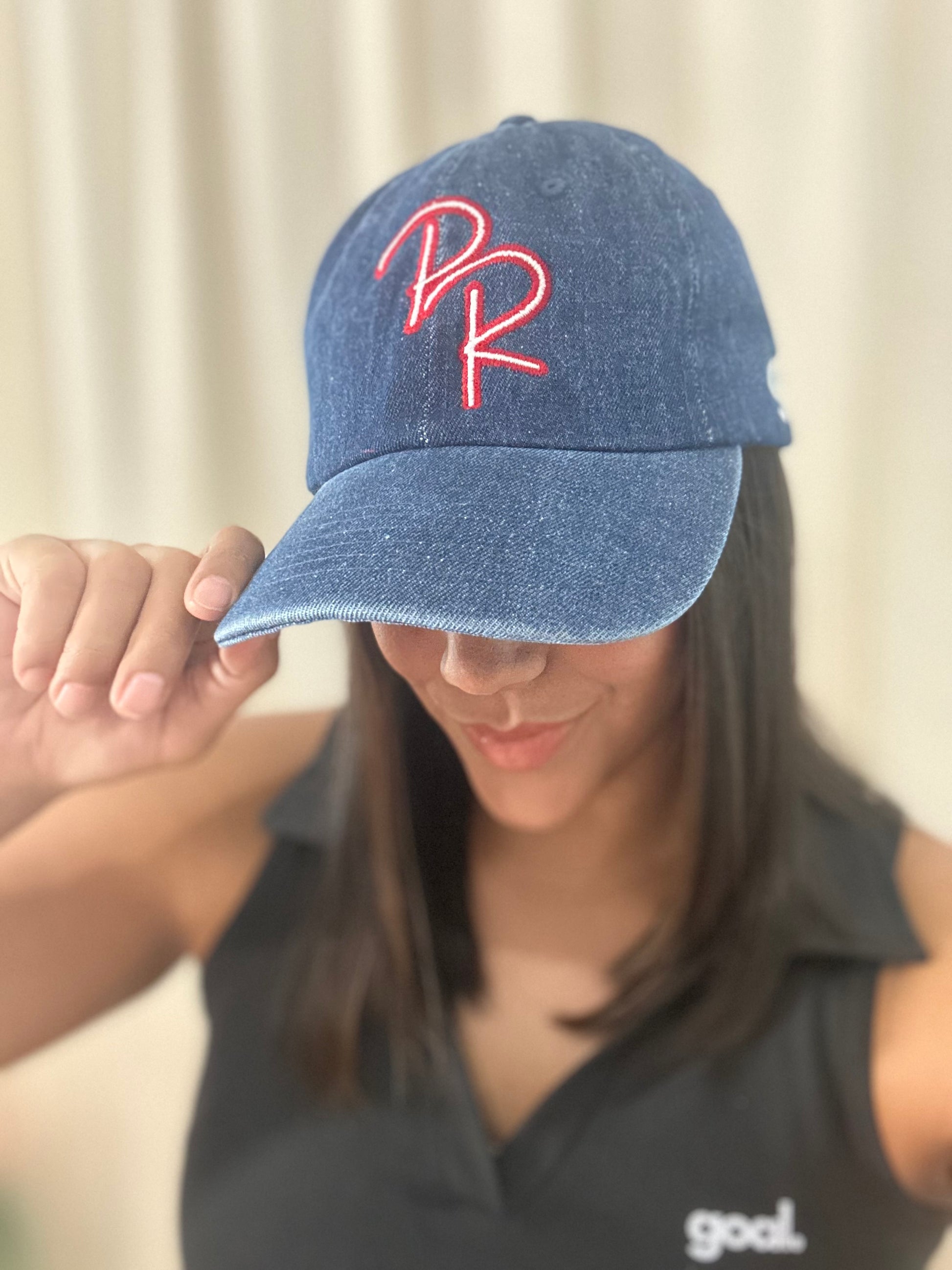 PR 🇵🇷 Dark Blue Denim Hat