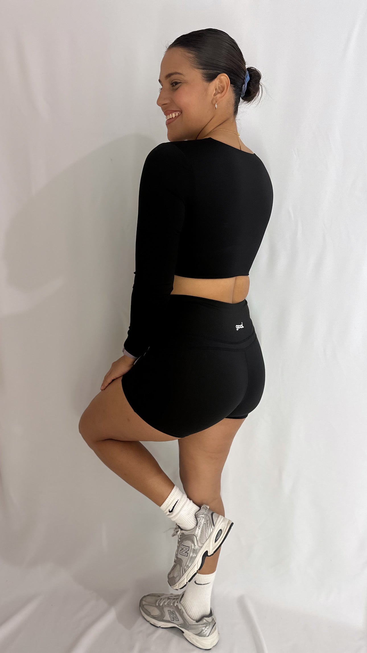 Goal Black Shorts
